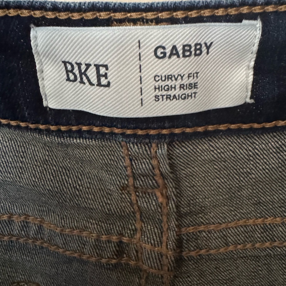 BKE BUCKLE CURVY STRAIGHT LEG HIGH RISE JEANS - Picture 7 of 9